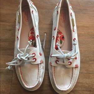 NWT Coach boat shoes - size 8.5